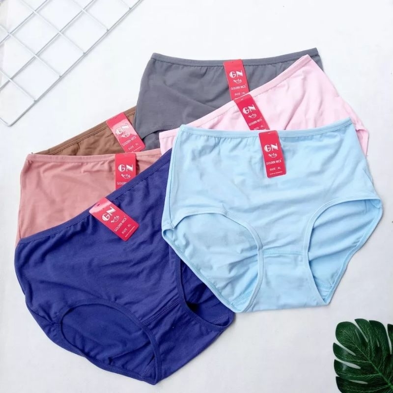 GOLDEN NICK CD 129 | Celana Dalam Wanita MAXI Katun Murah | CD Cewek Maxi | Pakaian Dalam
