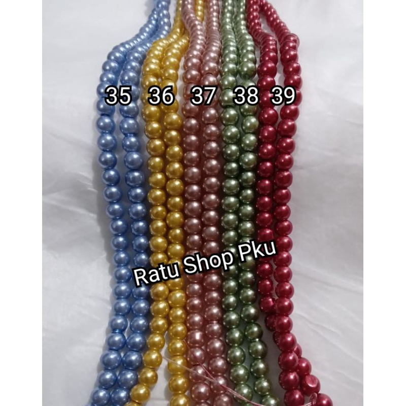 Mutiara Sintetis 6mm / Mutiara Berat / Mutsin 6mm