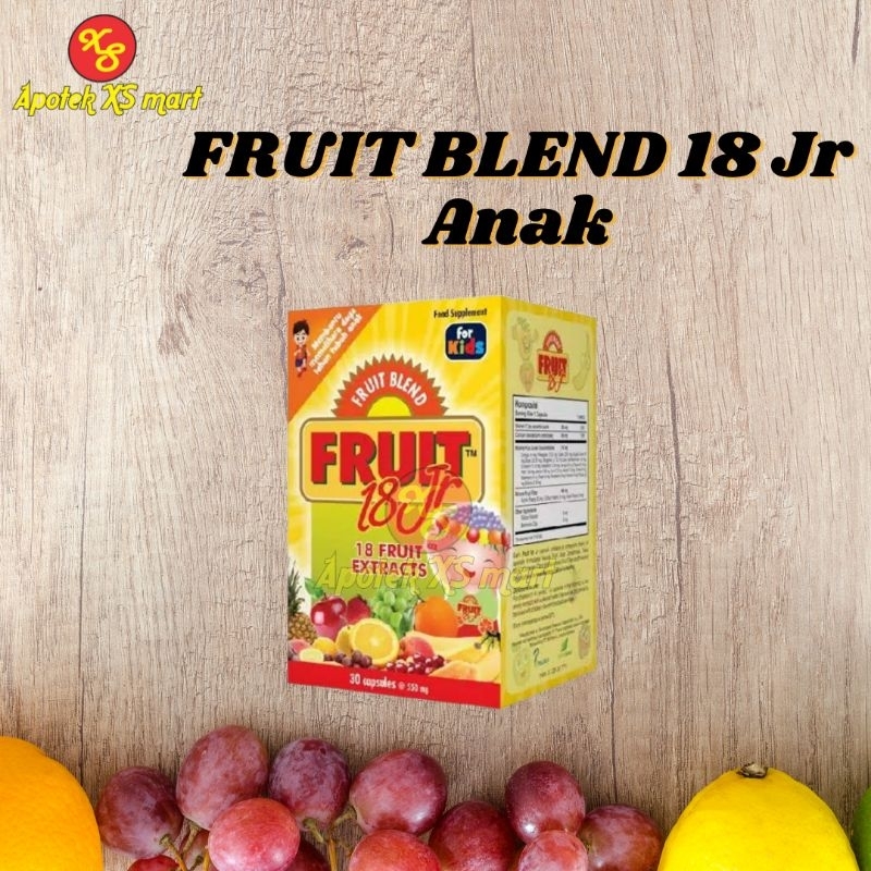 

FRUITBLEND 18 JR (ANAK) - MEMENUHI KEBUTUHAN NUTRISI BUAH-BUAHAN ANAK