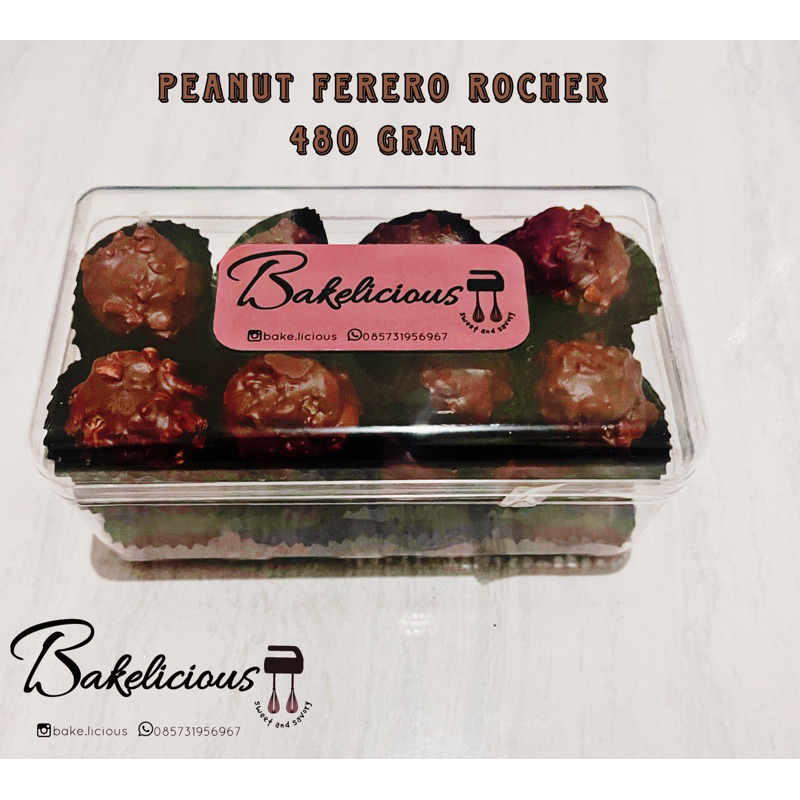 

12 Toples Peanut Ferero Rocher
