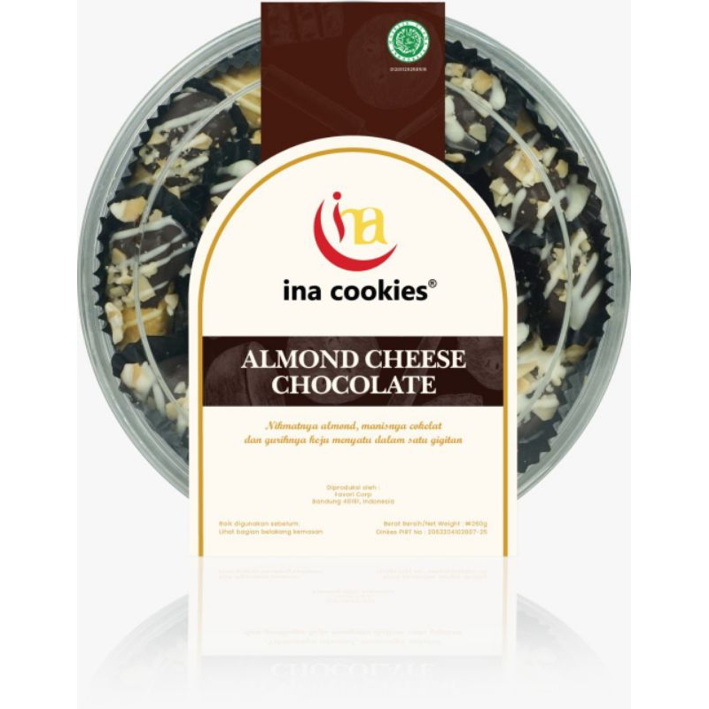 

Ina Cookies Almond Cheese Coklat Kue Kering Ina Cookies Toples Reguler