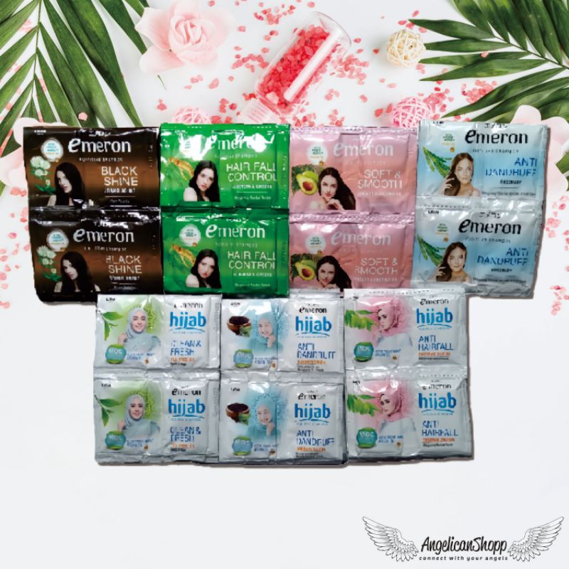 EMERON Shampoo Sachet Lusin / Emeron Shampoo Renceng  / ❤Angelican Shopp