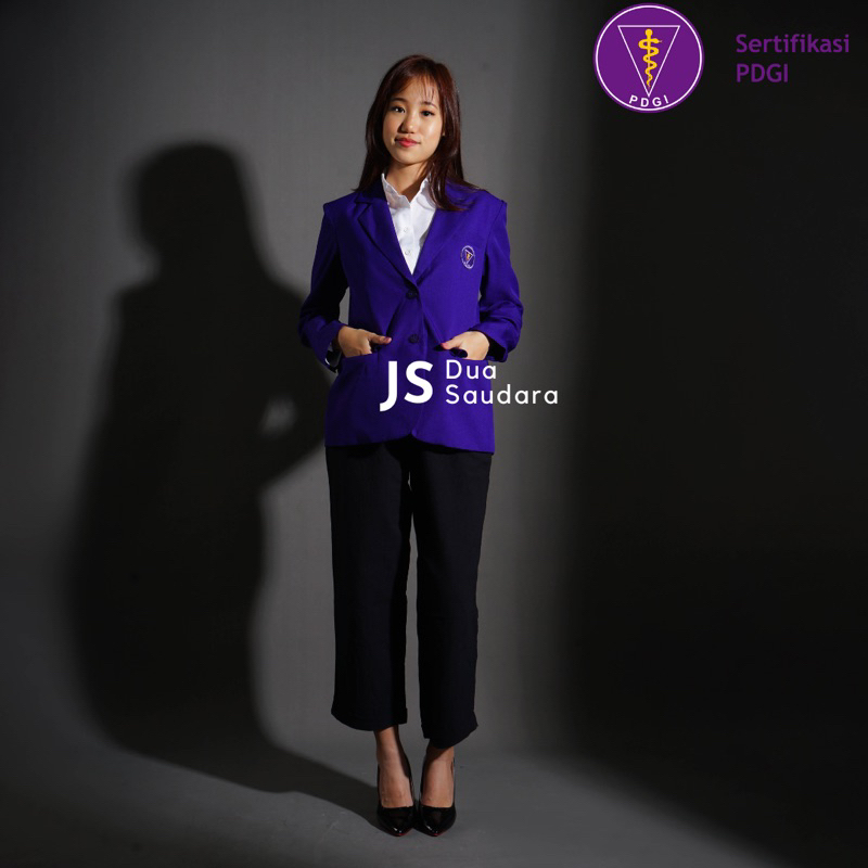 JAS PDGI (TERMASUK LOGO) WANITA / PRIA / JAS DOKTER GIGI / JAS DOKTER / JAS UNGU / PERSATUAN DOKTER GIGI INDONESIA / JAS PDGI