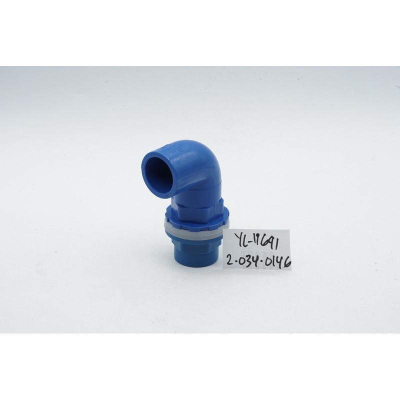 Blue 90 Degree Elbow Konektor Pipa Filter Akuarium 20mm Garden Irrigation Aquarium Fish Tank Drain P