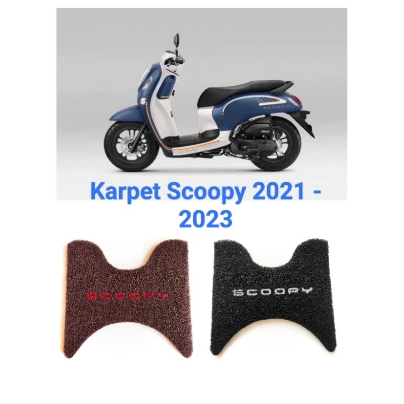 Alas kaki Karpet motor Honda all new Scoopy 2021 2022 2023 dan cover remot keyless
