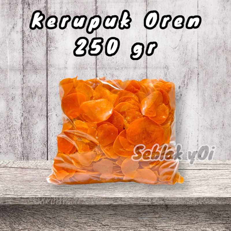 Kerupuk Oren / Mawar Putih 250gram