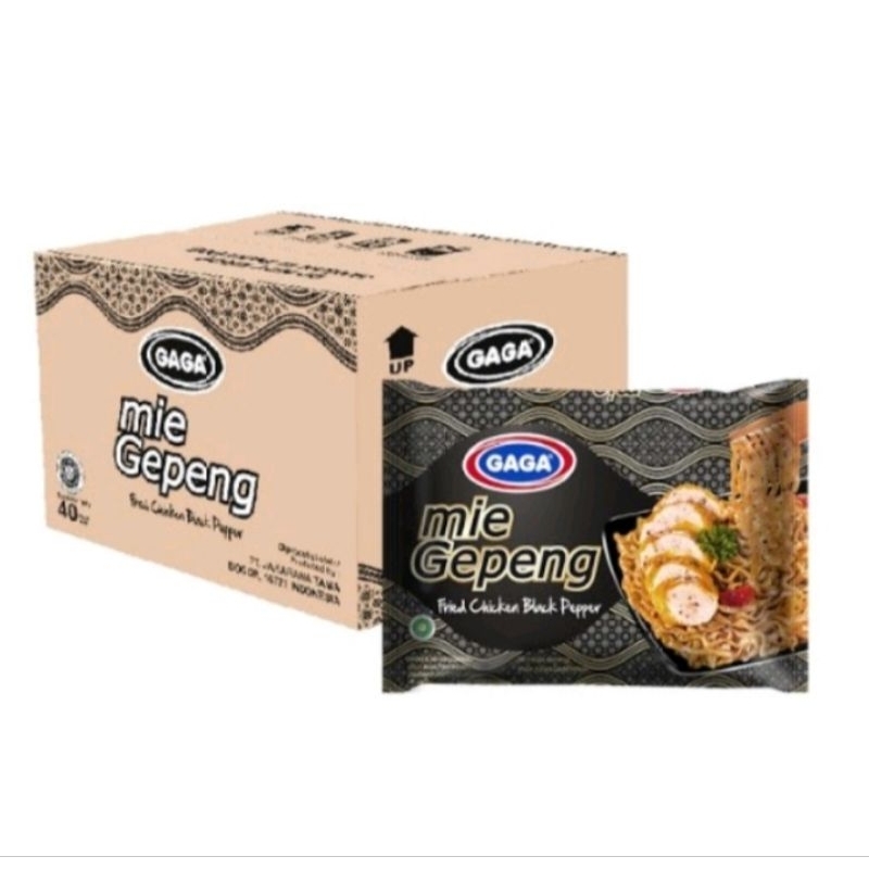 

Mie Gepeng Goreng Ayam Lada Hitam 75g (1 KtN=40pcs)
