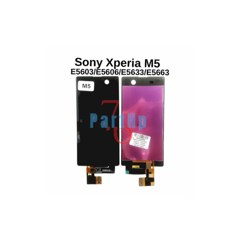 Lcd Touchscreen Fullset Sony Xperia M5 - E5603 - E5606 - E5633 - E5663 - Hitam