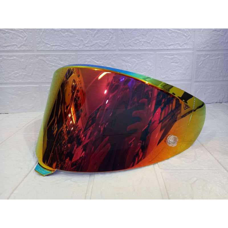 kaca helm njs zx1r iridium red pnp zx1