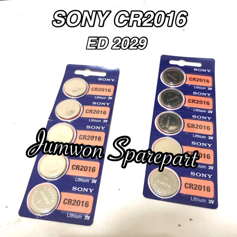 Baterai SONY CR2016 Original SONY CR 2016 Baterai SONY 2016 Original