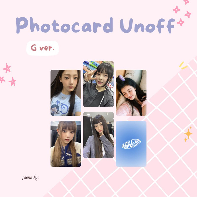 [NEW JEANS] PHOTOCARD SELCA #3 NEW JEANS UNOFFICIAL