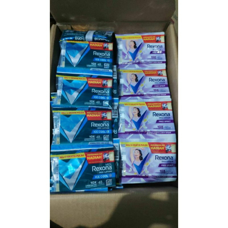 REXONA Deodoran Deodorant RENCENG RENTENG isi 12 Sachet