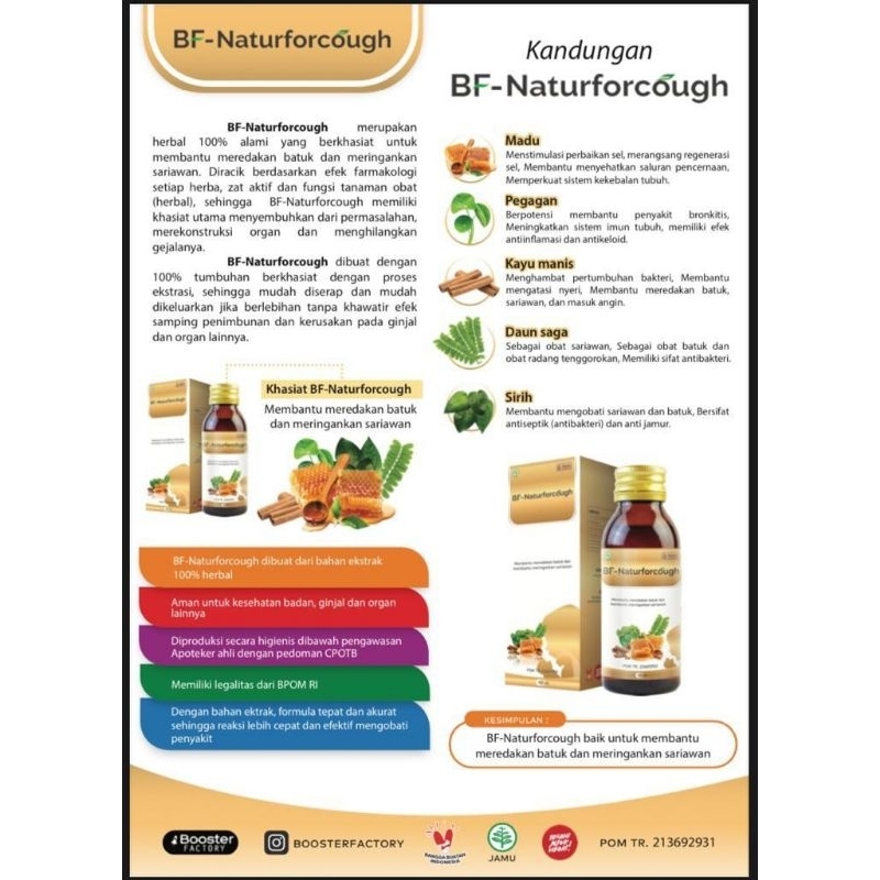 BF NaturoSlimfit - NaturoSkin - NaturoEye - NaturForCough by UmmuBalqis