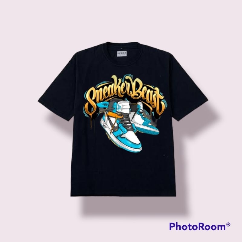 kaso pria wanita kaos sniker bahan cotten combet 24s