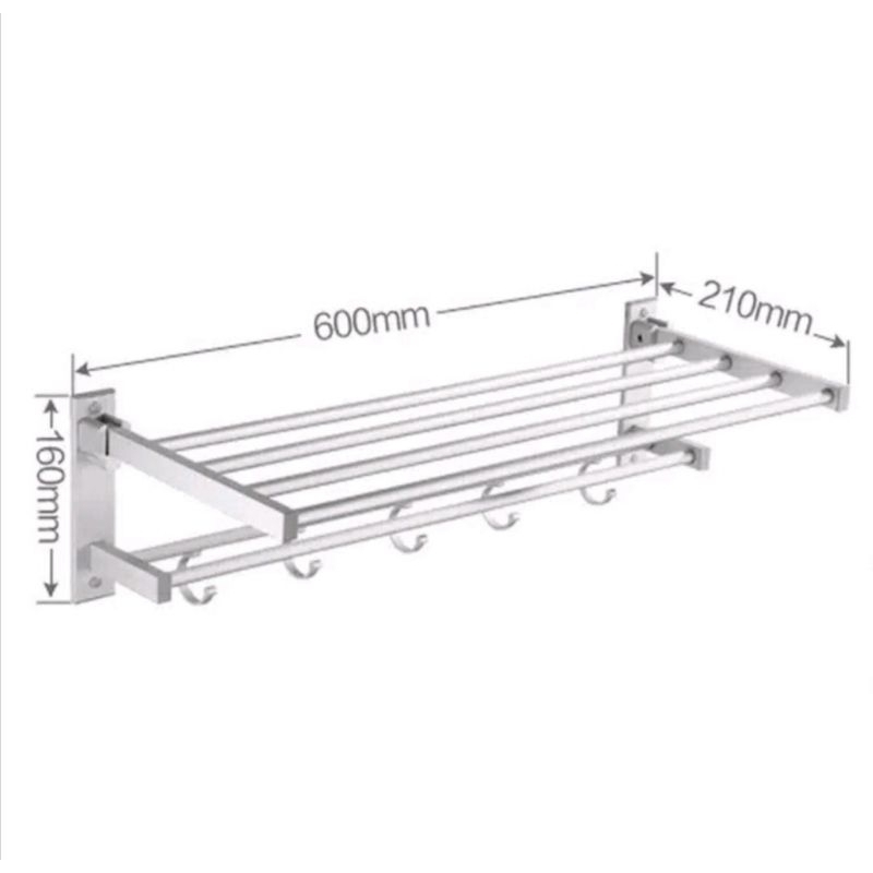 Gantungan Handuk Toilet | Jemuran Handuk Toilet 60 Cm
