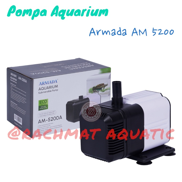 Armada am-5200 armada am 5200 Pompa Aquarium Pompa Kolam Pompa Hidroponik Pompa