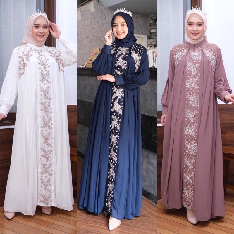 Kaftan Wanita | Kaftan Premium | Set Kaftan + Inner Kaftan