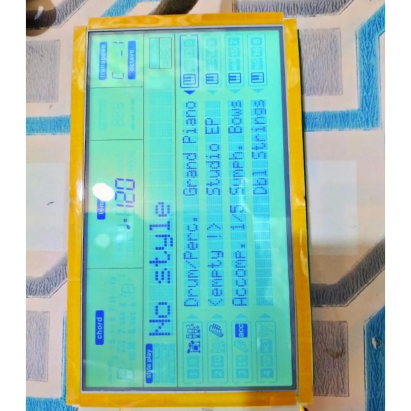 LCD keyboard korg pa50 Sd original