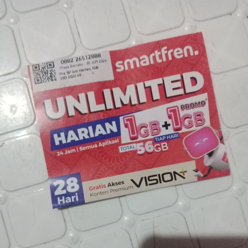 PERDANA SMARTFREN UNLIMITED MAXI FUP 2GB perhari