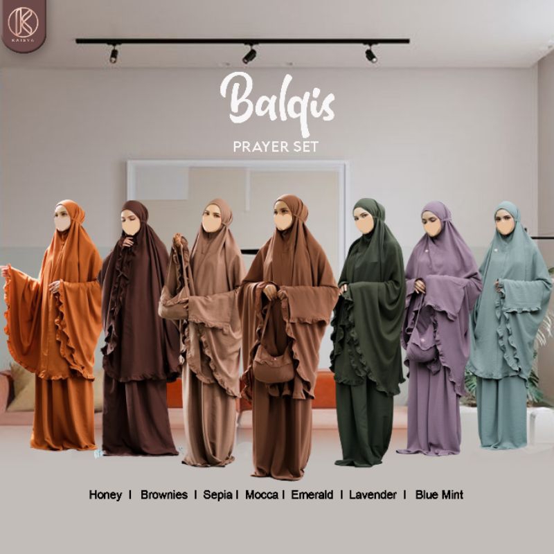 KAISYA-BALQIS PRAYER SET/MUKENA COUPLE IBU & ANAK/ FREE SAJADAH MUKA/FREE TAS MUKENA