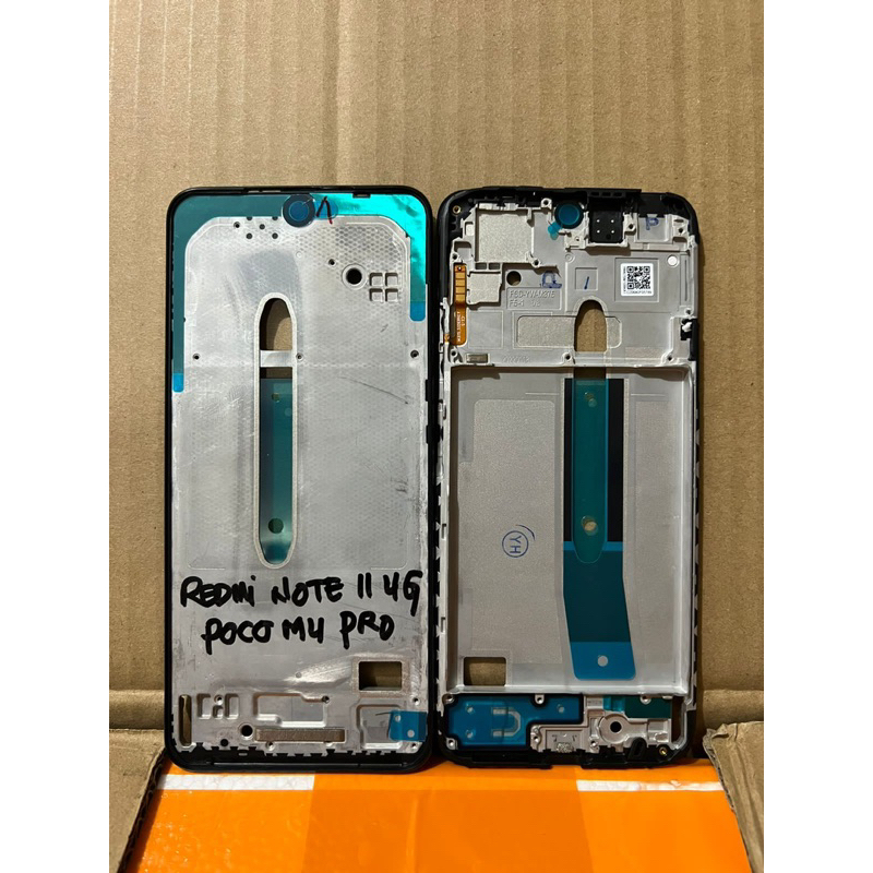 Frame lcd / tulang tengah Xiaomi Redmi note 11 4g / 11s / Pocophone m4 pro original