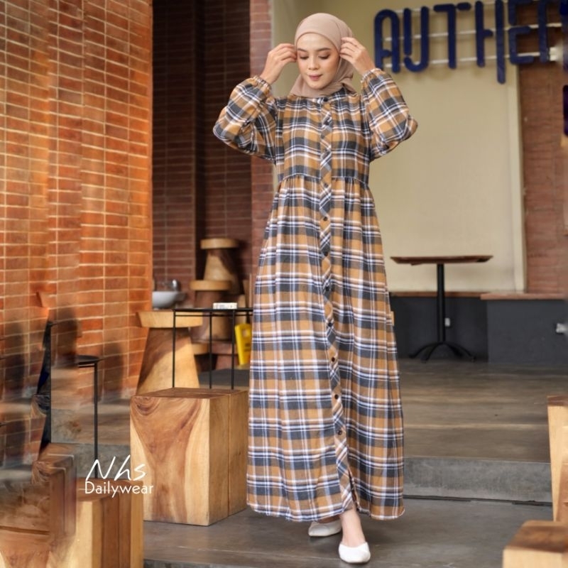 Belinda#1 gamis flanel jumbo xl xxl xxxl xxxxl