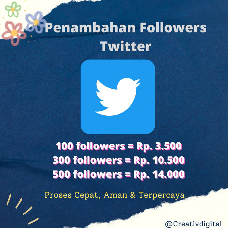 SOFTWARE Penambahan Followers TWITER Penambahan Pengikut TWITTER Termurah