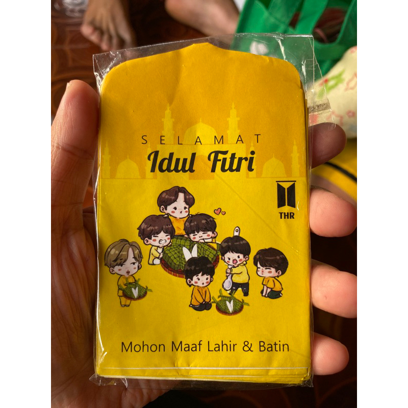 

amplop lebaran THR BTS BT21 jungkook kpop korea