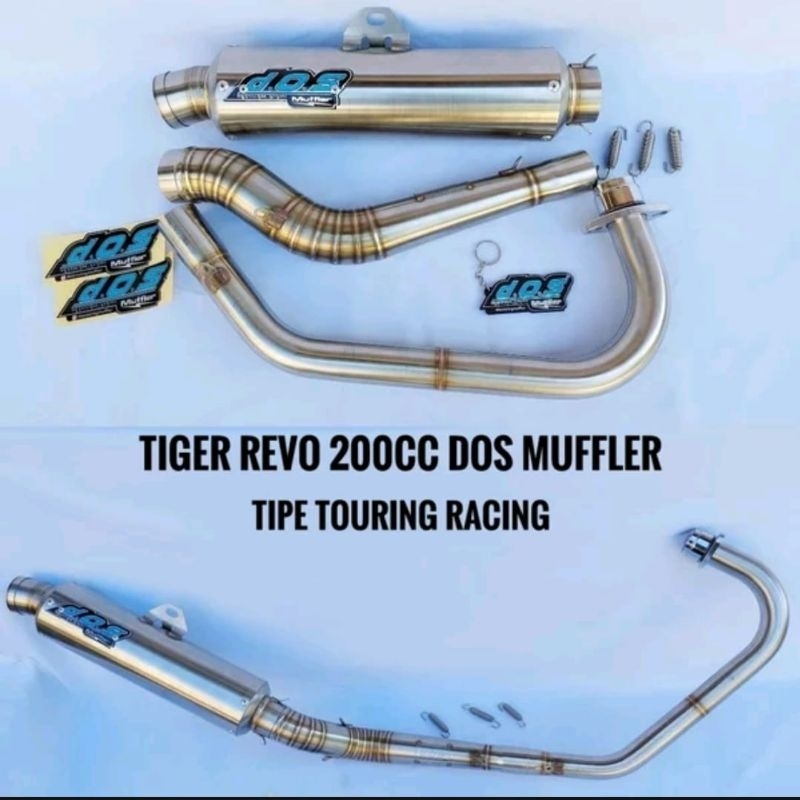 KNALPOT DOS MUFFLER TIGER 200CC HARIAN