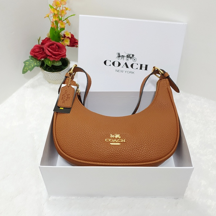 FREE BOX!!!Tas wanita COACHH bailey cleo hobbo in signature  Top Handle Bag Free box + coverbag