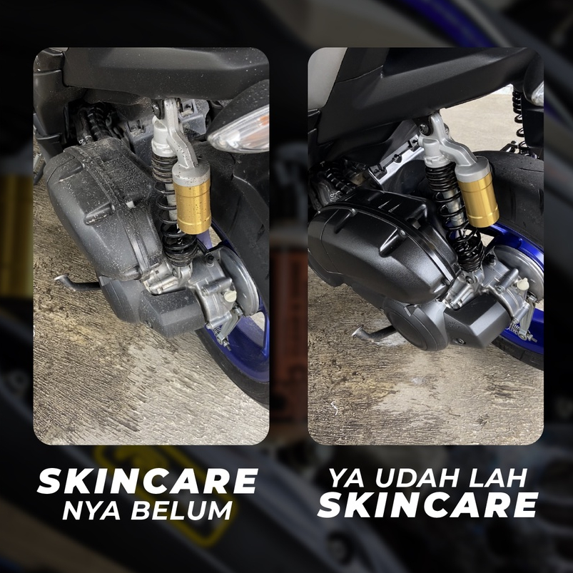 KING POLISHES Pembersih Extra Kinclong Noda Bandel di Kap Mobil Motor seperti Plastik Karet &amp; Besi