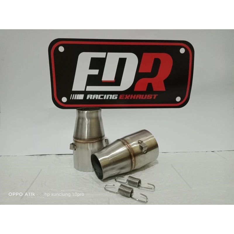 sambungan knalpot CRF inlet 38 ke 50mm