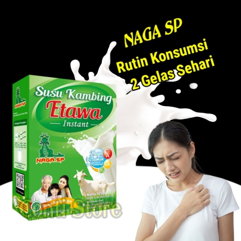 

Susu Kambing Etawa Bubuk Naga SP 250g Mengatasi Sesak Nafas