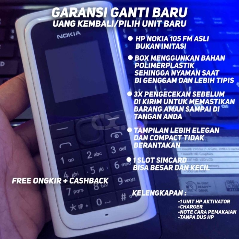 HP AKTIVATOR NOKIA 1 SLOT SIM BISA BESAR DAN KECIL UNTUK MEMPERMUDAH REGISTRASI KARTU
