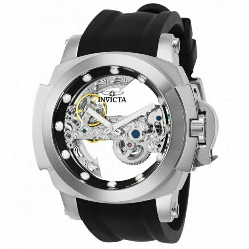 Jam tangan Pria INVICTA Coalition Forces 26760 24708 Automatic Japan transparan include box fullset
