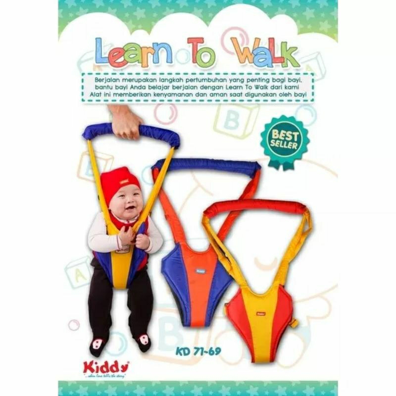 Learn to Walk Kiddy Belajar Jalan Bayi | Mother Care Baby Walking Assistant LEARN TO WALK KIDDY KD 71-69