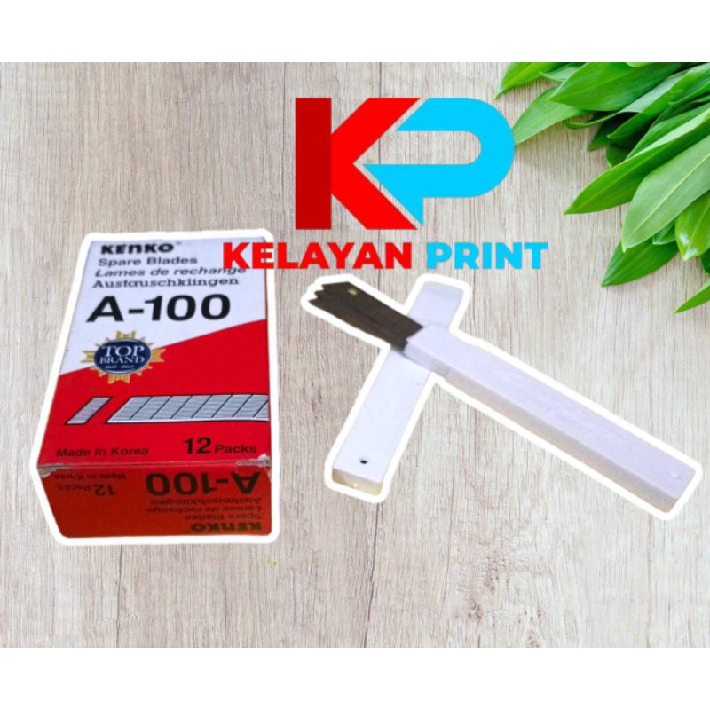 

ISI CUTTER KECIL KENKO A-100 1 TUBE ISI 5 PCS