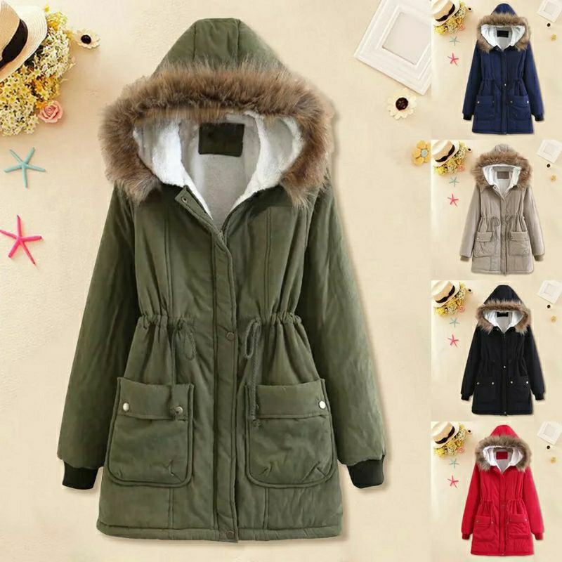 jaket musim dingin wanita/jaket parka mantel wanita