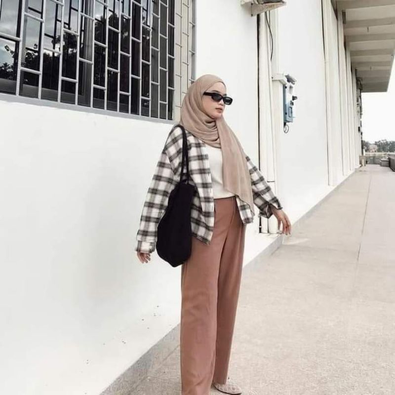 kemeja flanel lengan panjang remaja bestseller-4