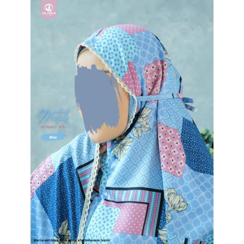 MUKENA TRAVEL MOTIF/MUKENA 2 IN 1/MUKENA DEWASA/MUKENA MOTIK BY UKHIJAB