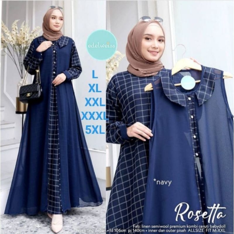 Outer + Gamis Jumbo Modern Terbaru