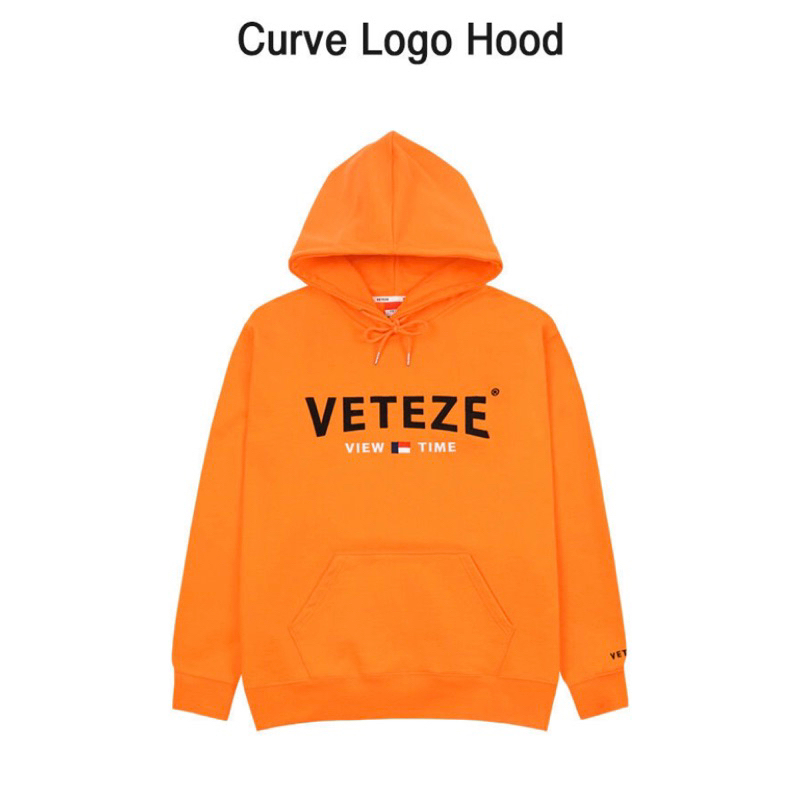 VETEZE VTZ Curve Logo Hoodie Jacket Orange