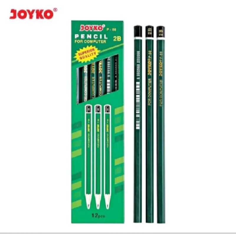 

Pensil 2B Joyko P-88 Hijau 1 Box (12Pcs)