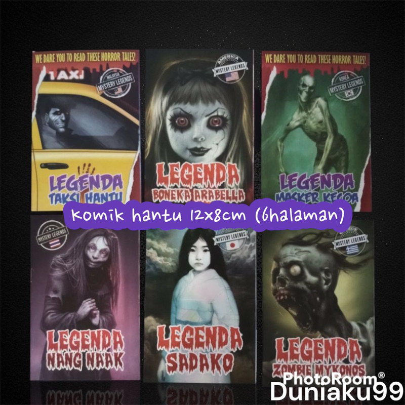 buku cerita komik seram / buku komik horror / cerita horror / komik anak murah /