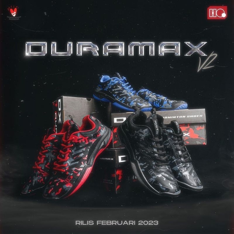 SEPATU BADMINTON HIQUA HIQ QUA NEW DURAMAX V2 ORIGINAL