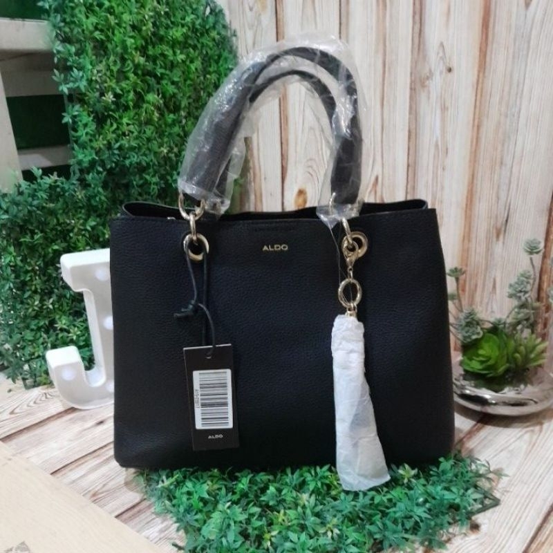 tas wanita aldo lapra hitam original brandded