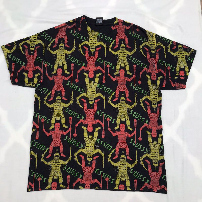 vintage kaos aop full print vintage stussy rare