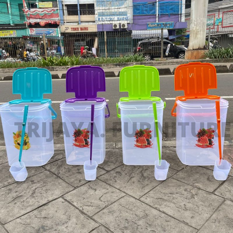 Aquarium Es Kelapa 30 Liter Gayung / Toples Buah 30 Liter Kiara / Toples Gayung 30 Liter Kiara