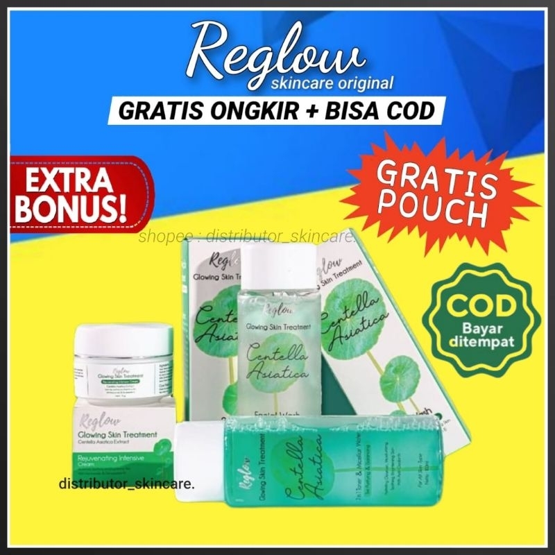 REGLOW Paket Perawatan Kecantikan Wajah Glowing | Glow Skin Treatment | Atasi Muka Jerawat Flek Hitam Milia Kusam | Skincare Skin Care BPOM Halal MUI | Sunscreen Whitening Anti-Aging | Aman Bumil Busui Skincare Reglow / Reglow skincare original dr. shindy