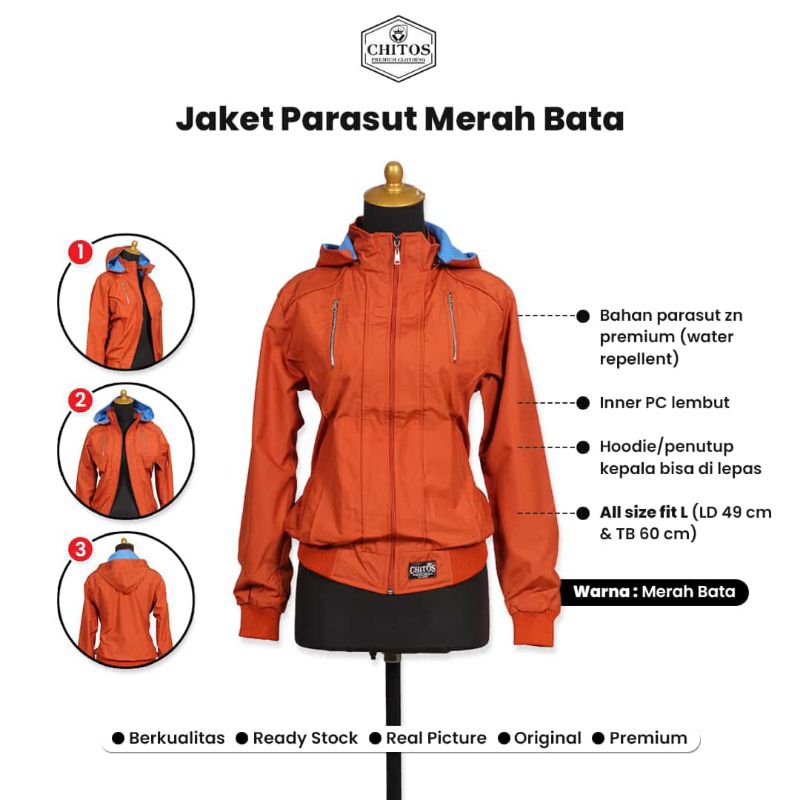 JAKET CEWE ORIGINAL CHITOS